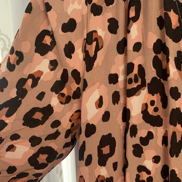 Label of Love Leopard Print Dress, size Medium, New with tags - Picture 9 of 13